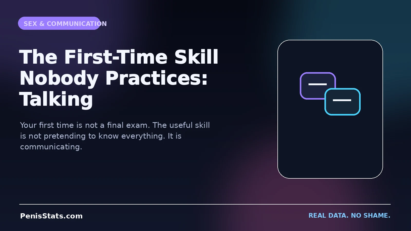 Editorial illustration for The First-Time Skill Nobody Practices: Talking