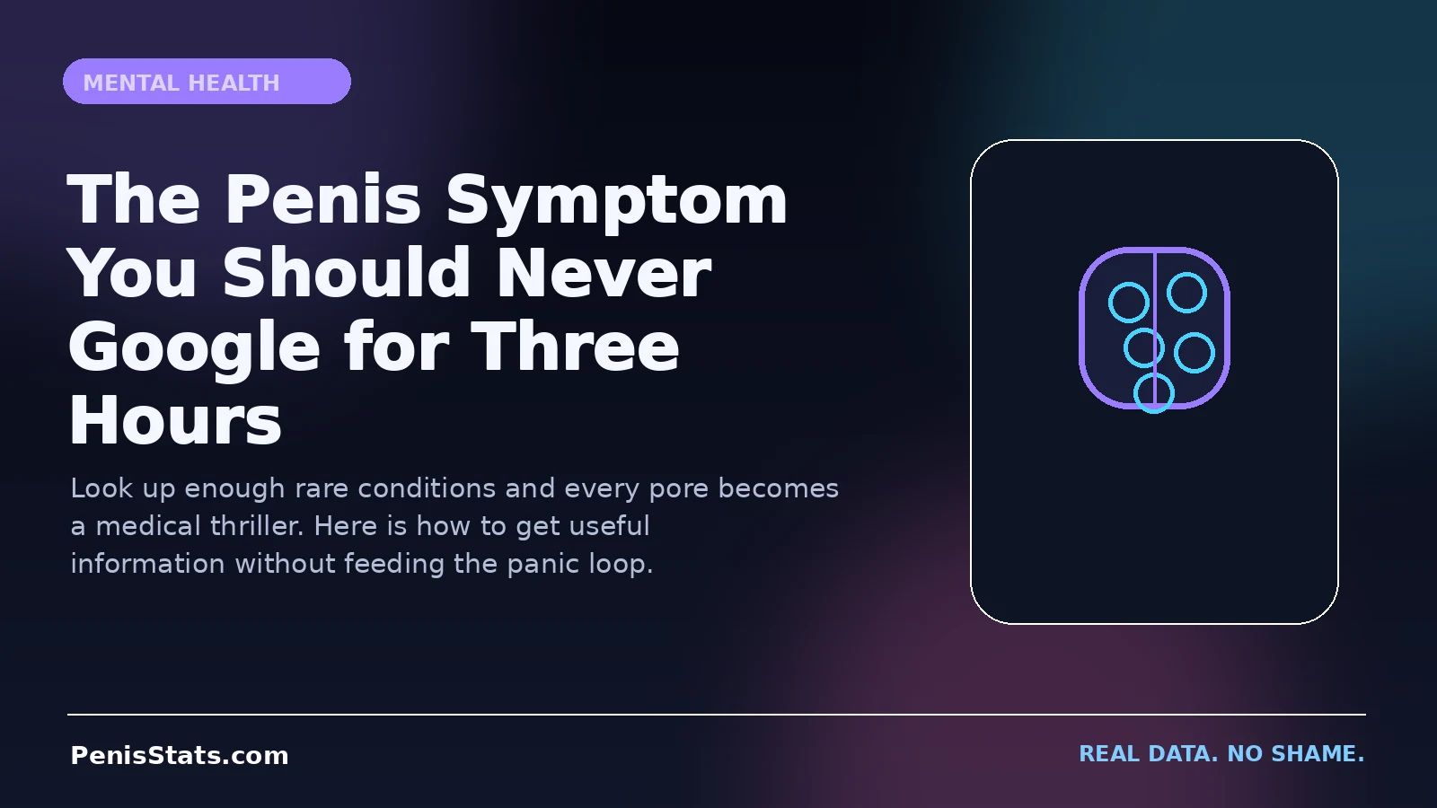Editorial illustration for The Penis Symptom You Should Never Google for Three Hours
