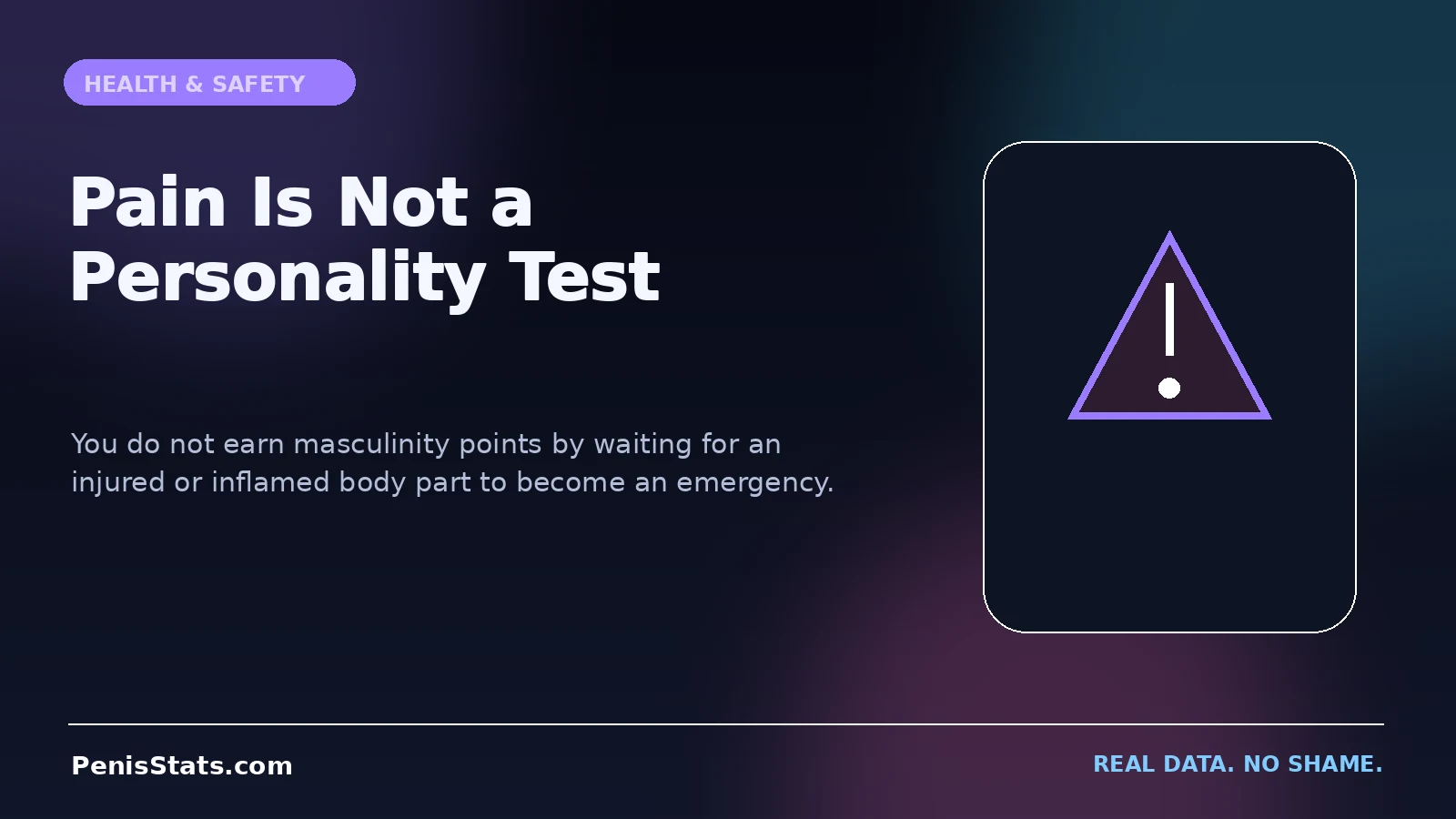 Editorial illustration for Pain Is Not a Personality Test