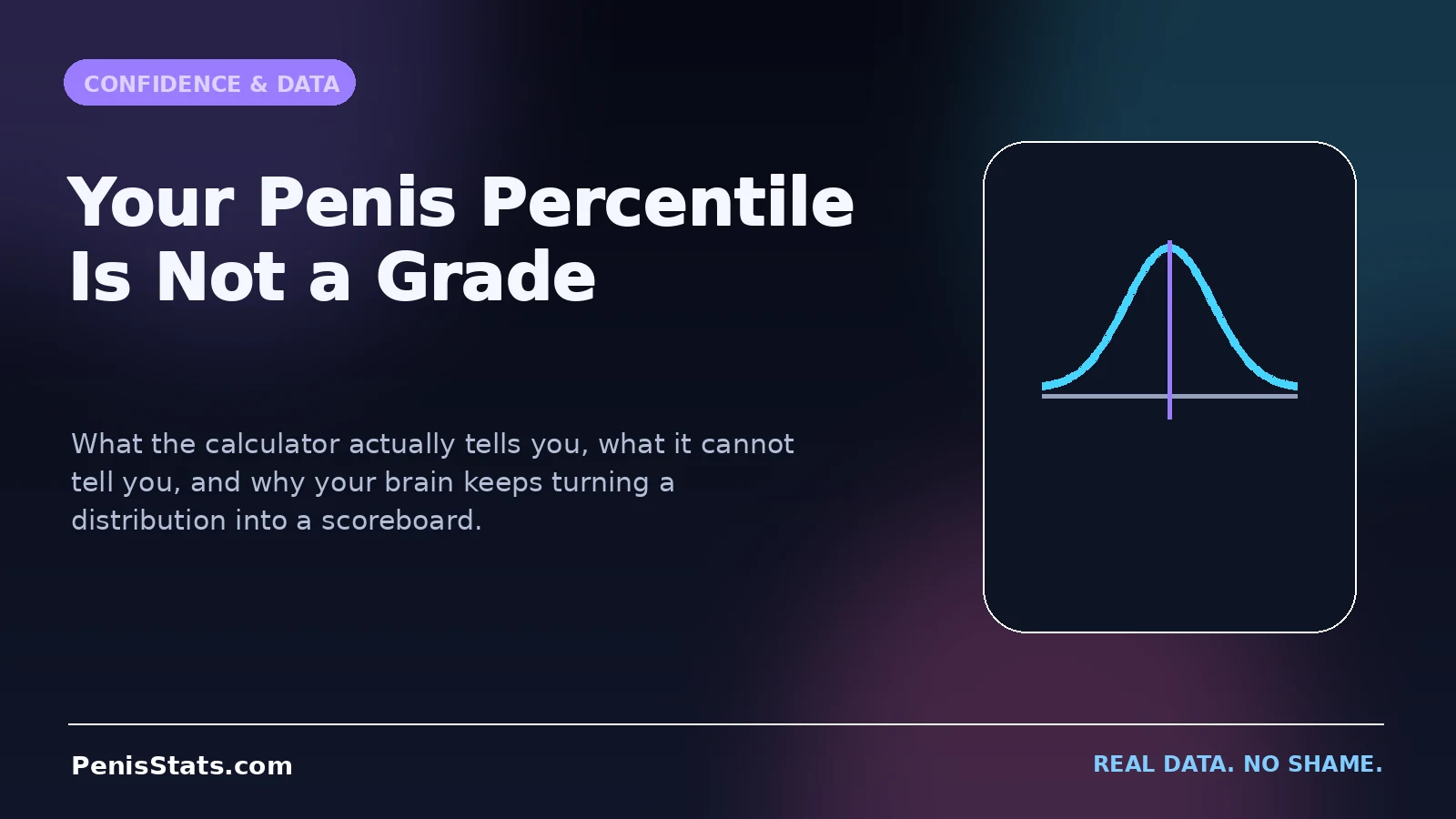 Editorial illustration for Your Penis Percentile Is Not a Grade