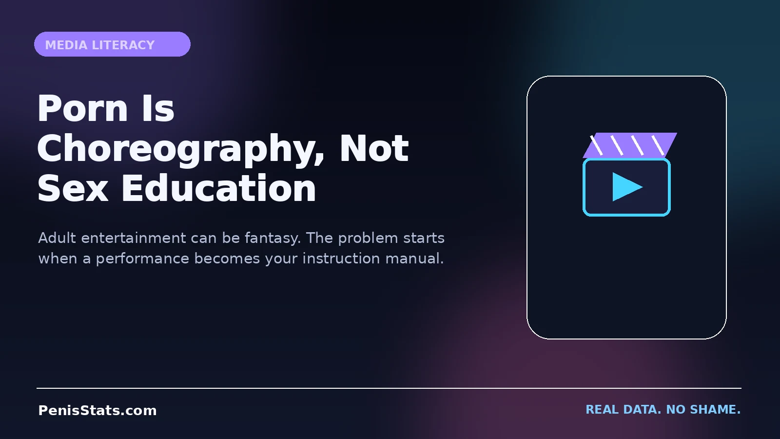 Editorial illustration for Porn Is Choreography, Not Sex Education
